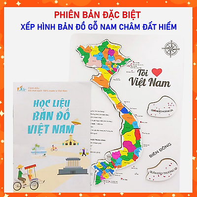 Bộ lắp ghép bản đồ Việt Nam
