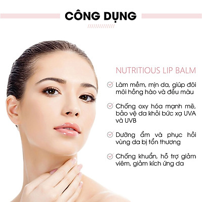 Son dưỡng môi Truesky màu hồng nhạt giúp môi hồng hào, giảm tình trạng thâm môi và nứt nẻ 3ml - Nutritious Lip Balm