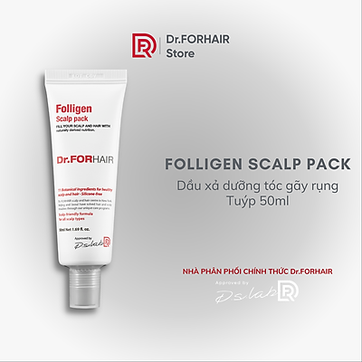 Dầu xả dưỡng tóc suôn mượt Dr.FORHAIR/Dr For Hair Folligen Scalp Pack 50ml/250ml