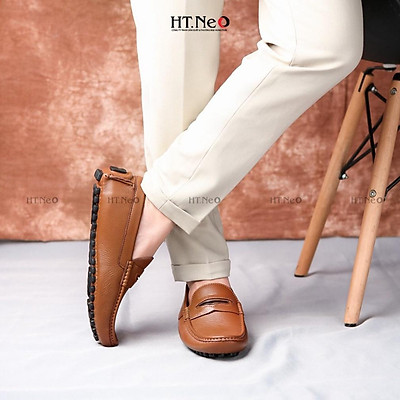 Giày mọi nam - giày lười nam cao cấp da bò nguyên miếng siêu siêu mềm hàng thời trang siêu đẹp đơn giản (GM76)