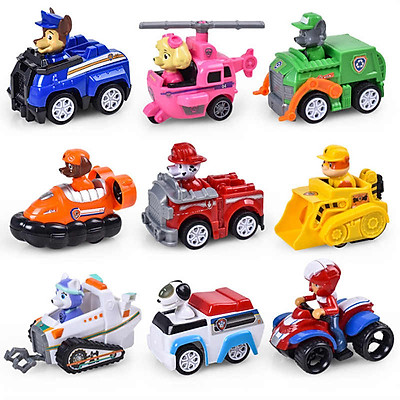 Bộ đồ chơi xe bánh đà hoạt hình chó cứu hộ paw patrol (mẫu ngẫu nhiên)