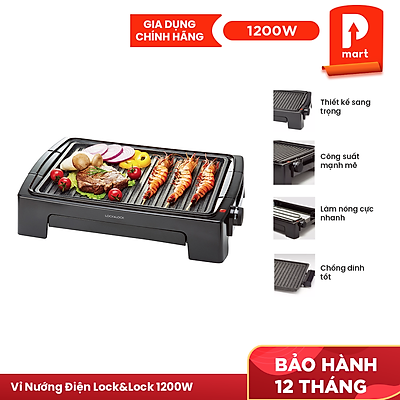 Vỉ Nướng Điện Lock&Lock EJG221 (1300W)