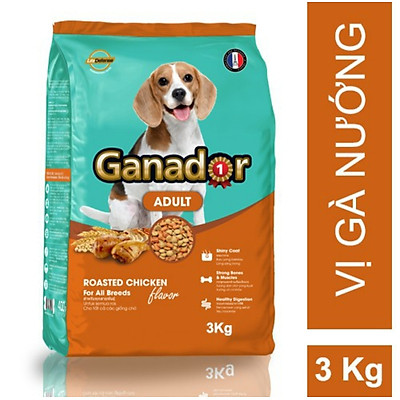 Thức ăn cho chó trưởng thành Ganador vị gà nướng Adult Roasted Chicken Flavor 3kg