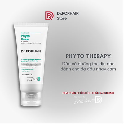 Dầu Xả Dưỡng Tóc Dr.FORHAIR Chăm Sóc Da Đầu Nhạy Cảm Dr For Hair Phyto Therapy 100ml