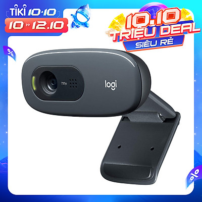 Webcam Logitech C270 HD 720P - Hàng Chính Hãng