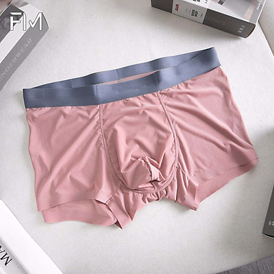 HỘP 3 QUẦN LÓT BOXER NAM TRƠN CHẤT COTTON BO LƯNG THOẢI MÁI, 3 MÀU NGẪU NHIÊN - FORMENSHOP - FM2QS015