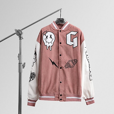 Jacket Varsity FF Pink V2 Gonz