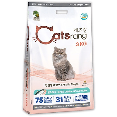 THỨC ĂN CHO MÈO MỌI LỨA TUỔI CATSRANG 3KG