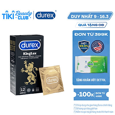 Bao cao su Durex Kingtex 12 bao