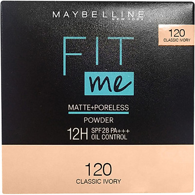 Phấn Nền Kiềm Dầu Chống Nắng 12H SPF 28 PA+++ Mịn Lì Lâu Trôi Fit Me Maybelline New York Compact Powder 6g