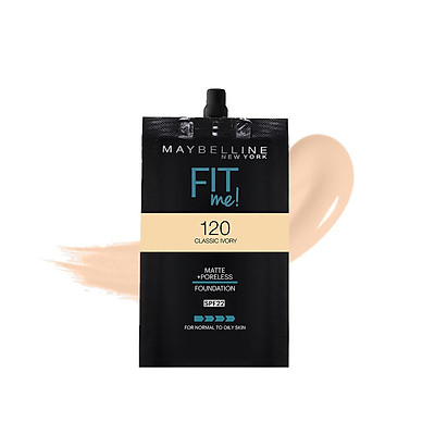 Kem Nền Mịn Nhẹ Kiềm Dầu Fit Me Maybelline New York Matte Poreless Foundation Gói nắp vặn 5ml