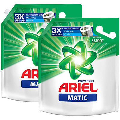 Combo 2 Nước Giặt Ariel Matic Đậm Đặc/ Hương Downy/ Khử Mùi Ẩm Mốc