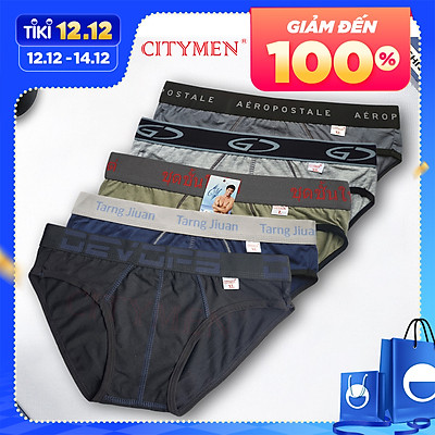 Combo 5 Quần lót nam nhiều lưng Hiệu CITYMEN