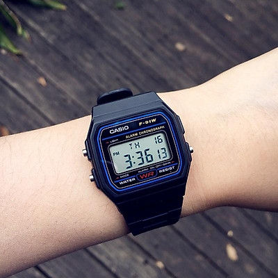 Đồng Hồ Nam Casio F91W-1DG Chính Hãng