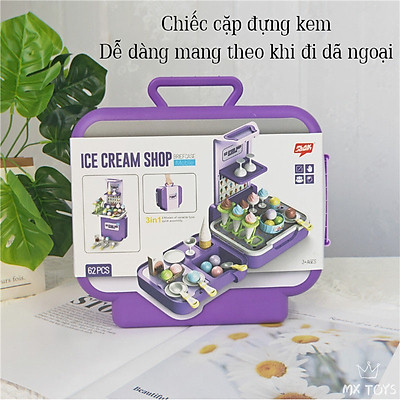 Đồ chơi Vali bán kem 62 chi tiết