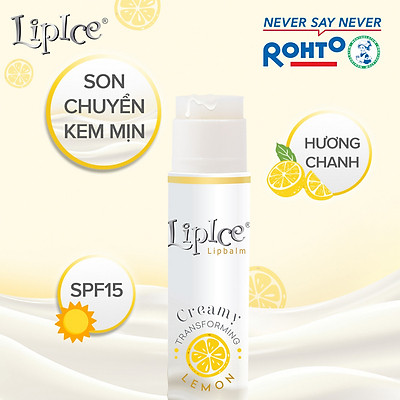 Son dưỡng không màu chuyển kem mịn Lipice Creamy 4.3g