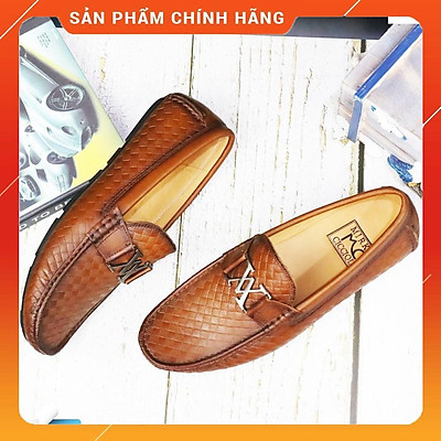 Giày mọi nam ️ HT.NEO ️ da bò xịn hàng cao cấp da đan xen thủ công cực bắt mắt kiểu dáng trẻ chung dễ kết hợp quần áo GM72