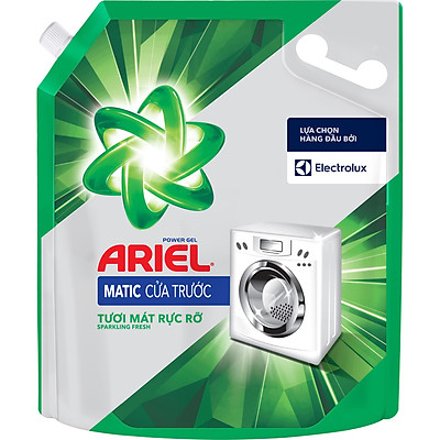 Nước Giặt Ariel Cửa Trước Tươi Mát Rực Rỡ 3.2Kg