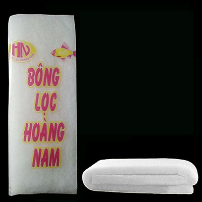 Bông lọc bể cá, vật liệu lọc cho bể cá (30 x 13cm) - Trắng