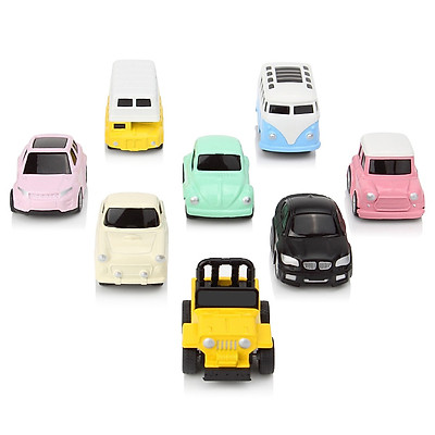 Bộ 8 Ô Tô Mô Hình Đồ Chơi MINI CAR Cho Bé Trai 