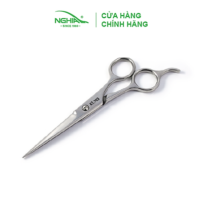 Kéo Cắt Tóc Thép Không Gỉ Kềm Nghĩa KT-703