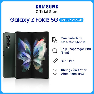 Điện Thoại Samsung Galaxy Z Fold 3 (256GB) - Hàng Chính Hãng