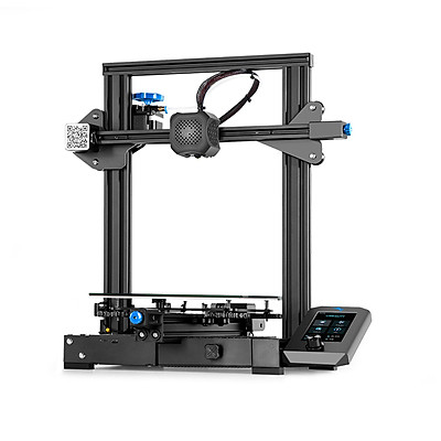 Creality 3D Ender-3 V2 3D Printer Kit All-Metal Integrated Structure Silent Mainboard New UI Display Screen Support
