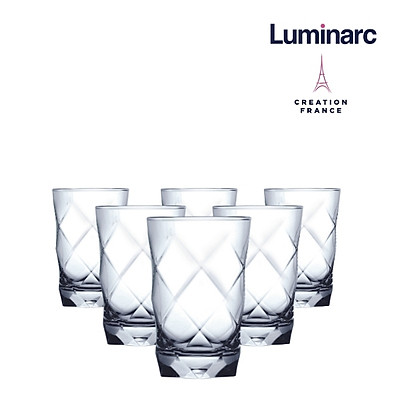 Bộ 6 Ly Cao Thuỷ Tinh Luminarc Louvre 350ml - LULON1807 