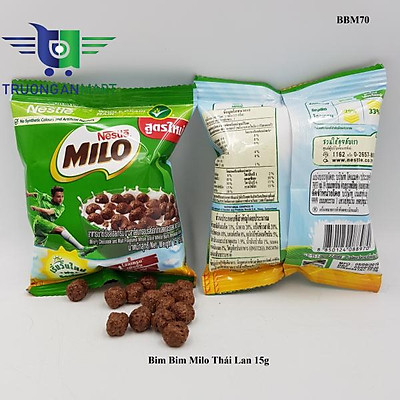 1 lốc 14 Bim Bim Milo Thái Lan 15g 