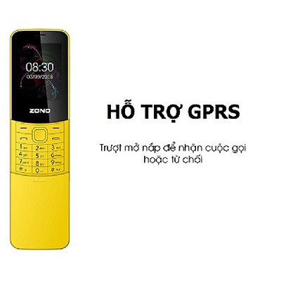 Điện Thoại Di Động GSM ZONO N8110 2.4inch – Hàng Nhập Khẩu - Vàng