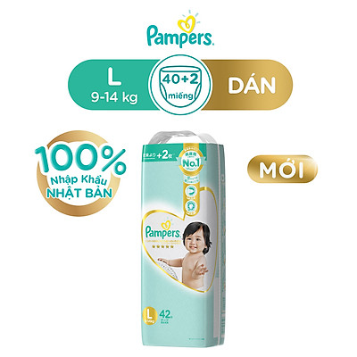 Tã Dán Pampers Nội Địa Nhật Bản NB70/S64/M52/L42