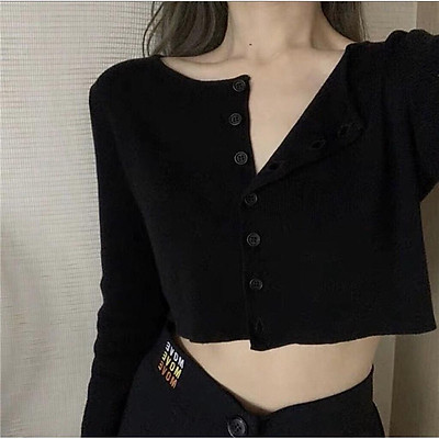 Áo Croptop YAN Tay Dài Nữ Ulzzang