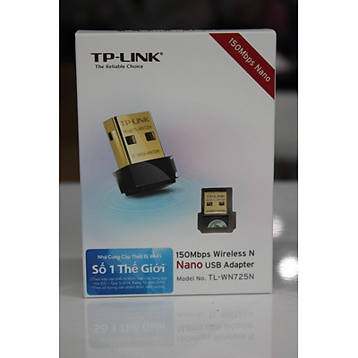 Bộ Chuyển Đổi USB Wifi Nano TP-Link TL-WN725N Chuẩn N 150Mbps - Hàng Chính Hãng