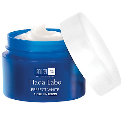 Bộ sản phẩm dưỡng trắng da tối ưu Hada Labo Perfect White (Kem rửa mặt 80g + Dung dịch dưỡng 100ml + Kem dưỡng 50g)