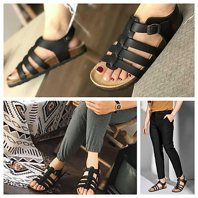 Giày sandal rọ chiến binh WARRIOR nam nữ ĐẾ TRẤU cực chất MÃ SATA41D - DÉP VĂN PHÒNG - DÉP HỌC SINH . - Giày sandals đế bằng | Zalora.vn