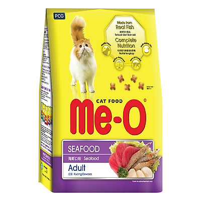 Đồ Ăn Cho Mèo Trưởng Thành Me-O Vị Hải Sản (7kg)