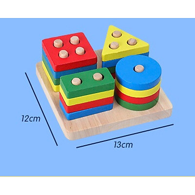 Combo 8 món đồ chơi gỗ an toàn cho bé- phát triển trí tuệ