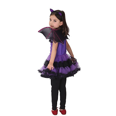 Hóa trang Halloween - Váy đầm cô bé người dơi
