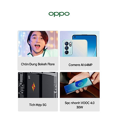 Điện Thoại Oppo Reno 6Z 5G (8GB/128G) - Hàng Chính Hãng