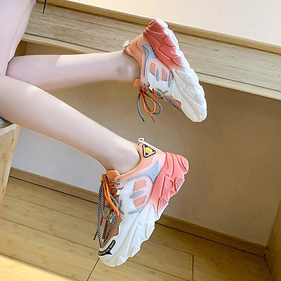 Giày thể thao nữ, giày sneaker nữ lưới đế 3 màu thời trang Hàn Quốc