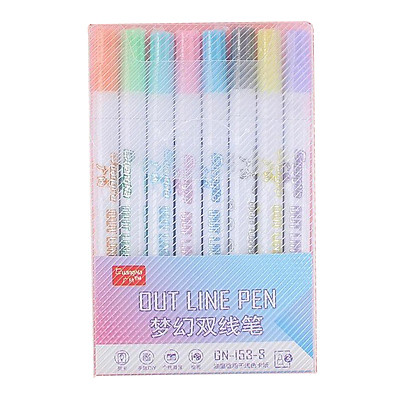 Metallic Markers Glitter Writing Doodle Dazzle Glitter Pens for Scrapbooking 13.5cm