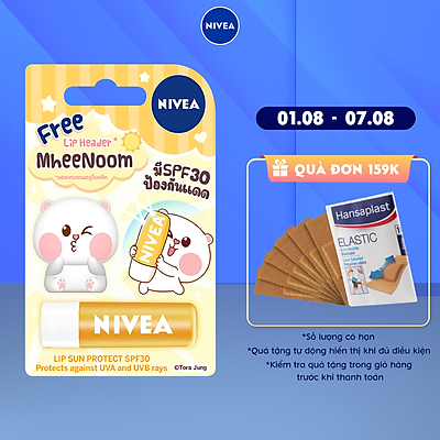 Son Dưỡng Môi Chống Nắng Nivea Lip Sun Protect SPF30 - Tặng Kèm Ốp Son - 85133