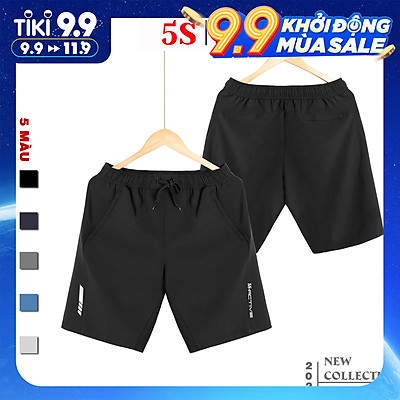 Quần Short Gió Thể Thao Nam 5S (QSG002S1-02) Trẻ Trung, Năng Động, Nam Tính