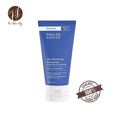 Paula’s Choice Resist Skin Restoring Moisturizer SPF 50 – Kem chống nắng cho da khô lão hóa SPF50 – 60ml