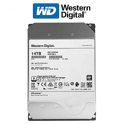 Ổ cứng HDD Western Digital Ultrastar 14TB 3.5 inch Sata 3 - Hàng Nhập Khẩu