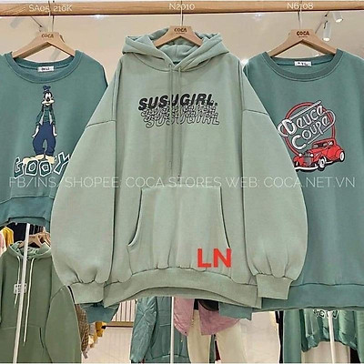 Áo hoodie SUSUGIRL DA6