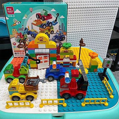 Đồ Chơi Xếp Hình Lego Chủ Đề Gas Station 105 Chi Tiết