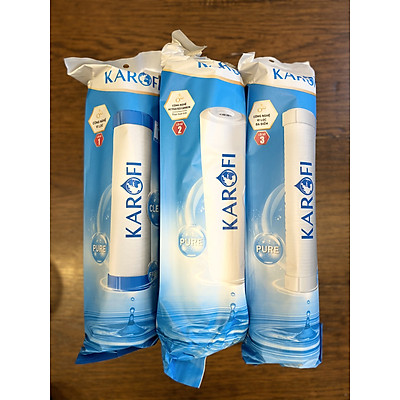 Combo 3 lõi lọc nước Karofi 1,2,3 chính hãng