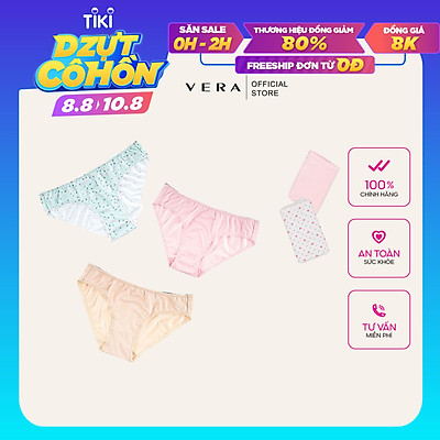 Combo 10 Quần Lót Nữ Vera Bikini 6323 - Màu Ngẫu Nhiên