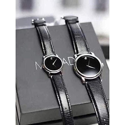 Đồng Hồ Nữ Movado dây da 28mm